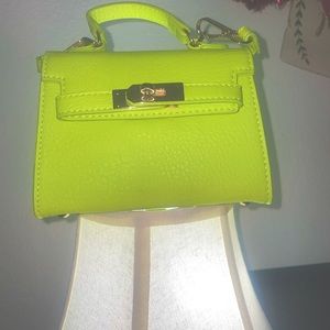 Cute neon purse never been used